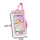 Водонепроникний чохол Waterproof Color Double lock Light Pink (39136) - зображення 2
