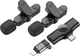 Петличный микрофон Borofone BFK12 (Lightning/Type-C) Black (39544) - изображение 3