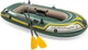 Надувний човен двомісний Intex 68347 Seahawk 2 Boat Set, 236х114х41 см, 3-х камерний (весла, ручний насос) (Intex_68347) - зображення 1