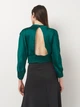 Футболка женская Zara 7901/229 M Зеленая (07901229501039) - изображение 2