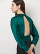 Футболка женская Zara 7901/229 M Зеленая (07901229501039) - изображение 4