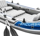 Надувний човен п'ятимісний Intex 68325 Excursion 5 Boat Set, 366х148х43 см, 3-х камерний (весла, ручний насос) (Intex_68325) - зображення 4