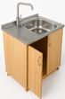 Мойка с тумбой AQUAMARIN BoxWood 800 БУК+Смеситель - изображение 5
