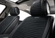 Комплект универсальных накидок для передних сидений Winso Pro Сarrera 400110 2 шт. Black (5907648387171) - изображение 6