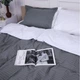 Комплект постельного белья MirSon Satin&nbsp;Stripe 30-0010&nbsp;+ 30-0001&nbsp;Widad 175х210 Двуспальный (2200005258293) - изображение 1