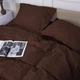 Комплект постельного белья MirSon Satin&nbsp;Stripe 30-0006&nbsp;Dark&nbsp;Brown 175х210 Двуспальный (2200005249451) - изображение 2