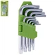 Набір вигнутих ключів TORX Alloid. 9 предметів T10-T50. (НТ-0912) - зображення 1