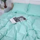 Комплект постельного белья MirSon Satin&nbsp;Stripe 30-0013&nbsp;Azure 175х210 Двуспальный (2200005252390) - изображение 1