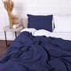 Комплект постельного белья MirSon Satin&nbsp;Stripe 30-0020 + 30-0001&nbsp;Naskirin 143х210 Полуторный (2200005265468) - изображение 3