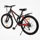 Велосипед спортивний 26" Corso Rend RD-087 Shimano 15" 21 швидкість Чорно-червоний (168079) - изображение 2