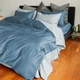 Комплект постельного белья MirSon двуспальный 175x210 см Royal Soft 0845 + 0843 Mabel сатин (2200008070861) - изображение 1