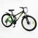 Велосипед спортивний 26" Corso Rend RD-320 Shimano 15" 21 швидкість Чорно-зелений (168078) - изображение 7