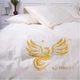 Комплект постельного белья MirSon евро 200x220 см 0001 Moko White Fire Bird сатин Elit (2200008706456) - изображение 8