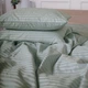 Комплект постельного белья Mirson Двуспальный 175х210 см Royal Soft Stripe 30-0031 Jesse Сатин (2200009298844) - изображение 3