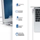 Зарядний пристрій для макбука 60W, MagSafe, білий блок живлення, зарядний пристрій для ноутбука + магнітний кабель, швидка зарядка, адаптер живлення Apple MacBook (ARS12028) - зображення 5