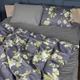 Комплект постельного белья Mirson Двуспальный 175х210 см 22-1387 Gray Flowers Сатин (2200010473131) - изображение 1