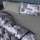 Комплект постільної білизни MirSon Двоспальний 175х210 см 22-1402 Silvery Cats Сатин (2200010567045) - зображення 4