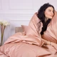 Комплект постельного белья Mirson Сатин Premium Estella 0165 143х210х2 (2200000671462) - изображение 7