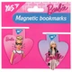 Закладки магнітні Yes Barbie heart, 2шт - зображення 1