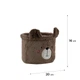 Кошик для зберігання Kite Sweet Bear K24-3100S-3, 20х16 см, плюшевий - зображення 1
