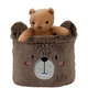 Кошик для зберігання Kite Sweet Bear K24-3100S-3, 20х16 см, плюшевий - зображення 5