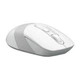Компьютерная мышь A4tech Fstyler FG10S 2000dpi White, USB, Wireless, бесшумная, White/Gray - изображение 2