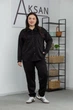 Костюм Aksan 23.1899 56(5XL) Чорний - изображение 1