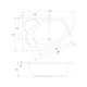 Ванна акриловая Cersanit 170x110 Kaliope правая S301-115 - изображение 3
