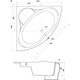 Ванна акриловая Cersanit Venus 150x150 - изображение 2