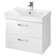 Тумба с умывальником Cersanit Lara Mille Slim 60 белая S801-359 - изображение 1