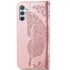 Чохол UniCase Butterfly Pattern для Samsung Galaxy A36 (A366) / A56 (A566) - Rose Gold - зображення 6