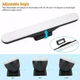 Універсальна акумуляторна LED лампа для дому SK-CT30C Lamp (3W, 1200mAh, 2-4 год). Black - зображення 5