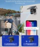 Уличная поворотная Wifi IP камера Sectec ST-S518M-3M с солнечной панелью черная - изображение 9