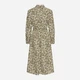 Платье-рубашка миди осеннее женское Camel Active Dress 391600-5S62-94 L Хаки/Белый (4064478946488) - изображение 6