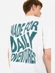 Футболка бавовняна довга чоловіча Camel Active T-Shirt 1/2Arm 409700-5T27-01 L Біла з принтом (4063366063733) - зображення 4