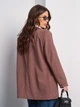 Пиджак удлиненный женский ISSA PLUS 15019 XL Коричневый (issa2007682675760) - изображение 2
