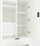 Шкаф Metkas Home A001L 800x420x2300 мм ЛДСП Белый Снег (MA001L-B) - изображение 2