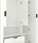 Шкаф Metkas Home A002L 1000x420x2300 мм ЛДСП Белый Снег (MA002L-B) - изображение 4
