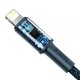 Кабель Baseus High Density Braided Type-C to Lightning PD 20W 2m Blue - зображення 3
