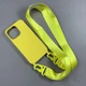 Чохол с ремінцем Wave Strap Silicone Case для Apple iPhone 12 Pro Max Yellow - зображення 1