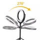 Професійна лампа відеосвітло Veron LED CODN-539B 10 inch+1.45cm tripod stand - зображення 3