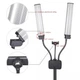 Профессиональная лампа видеосвет Veron LED HD-D2 45W 112 pcs white 112 pcs yellow 3200K-5600K + 2 holder 2.1 m тринога в комплекте - изображение 1