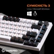 Клавиатура механическая проводная GamePro MK160W Hot-Swap Red Swich 75% RGB White - изображение 16