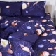 Комплект постельного белья MirSon Сатин 22-1282 Night Space Семейный (2200003585667) - изображение 4