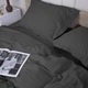 Комплект постельного белья MirSon Satin&nbsp;Stripe 30-0012&nbsp;Dark&nbsp;Gray 200х220 Евро (2200005251980) - изображение 3