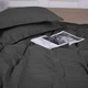 Комплект постельного белья MirSon Satin&nbsp;Stripe 30-0012&nbsp;Dark&nbsp;Gray 200х220 Евро (2200005251980) - изображение 5