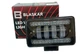 Фара LED Прямоугольная 400W 6000K (4 диодов+ходовые огни) (15СМ Х 10СМ Х 6СМ) - изображение 1