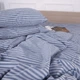 Комплект постельного белья Mirson Евро 200х220 см Royal Soft Stripe 30-0030 Georgia Сатин (2200009298400) - изображение 3