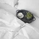 Простынь на резинке MirSon 00-0000 Snow White 180х200 см Сатин (2200009416019) - изображение 5