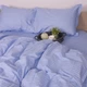 Комплект постельного белья Mirson семейный 2 x 143 x 210 см Stripe 30-0022 Satin Blue sky (2200007754991) - изображение 7